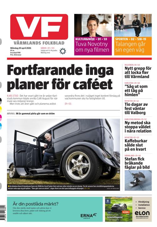 Värmlands Folkblad 20.4.2026
