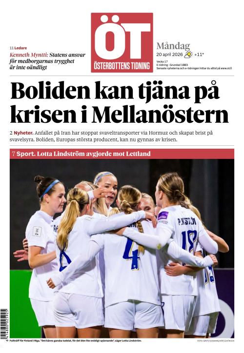 Österbottens Tidning 20.4.2026