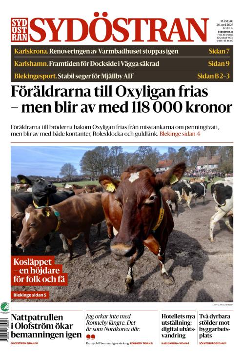 Sydöstran 20.4.2026