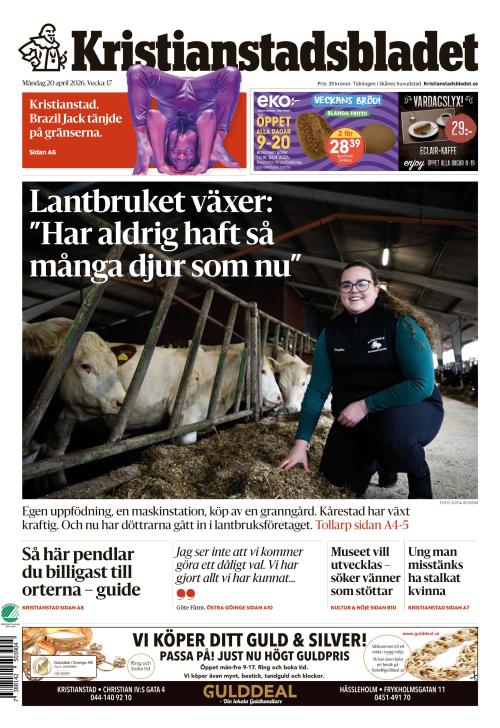 Kristianstadsbladet 20.4.2026