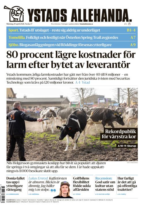 Ystads Allehanda 20.4.2026