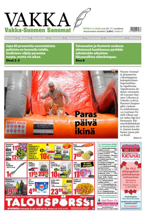 Vakka-Suomen Sanomat 21.4.2026