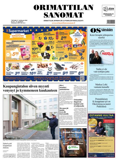Orimattilan Sanomat 21.4.2026