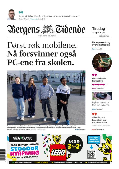 Bergens Tidende 21.4.2026