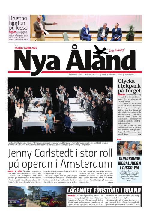 Nya Åland 21.4.2026