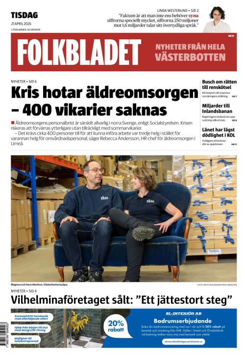 Folkbladet (Västerbotten) (SE) 21.4.2026