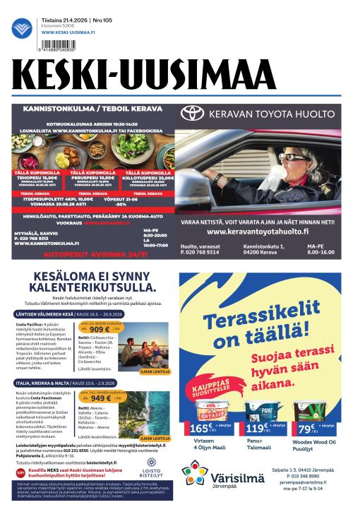 Keski-Uusimaa 21.4.2026
