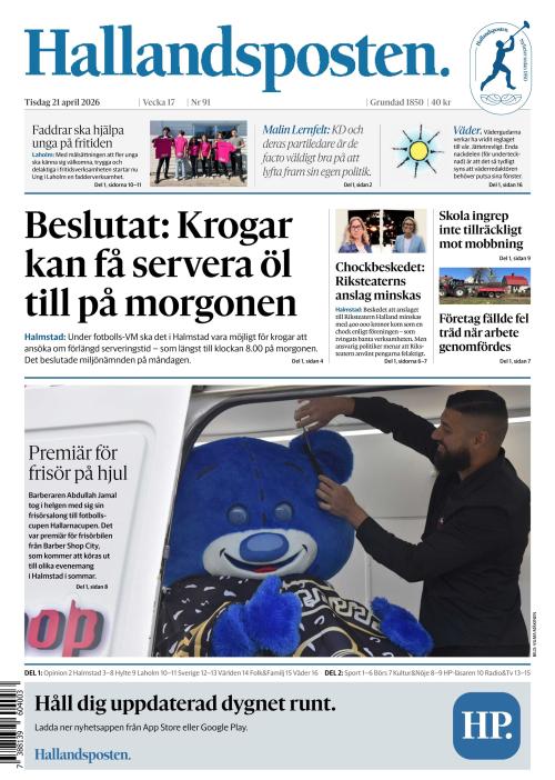 Hallandsposten 21.4.2026