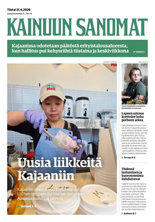 Kainuun Sanomat 21.4.2026