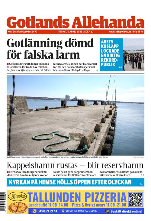 Gotlands Allehanda 21.4.2026