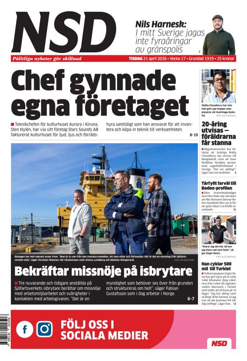 Norrländska Socialdemokraten 21.4.2026