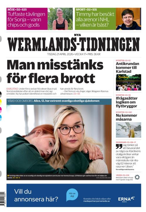 Nya Wermlands-Tidningen 21.4.2026