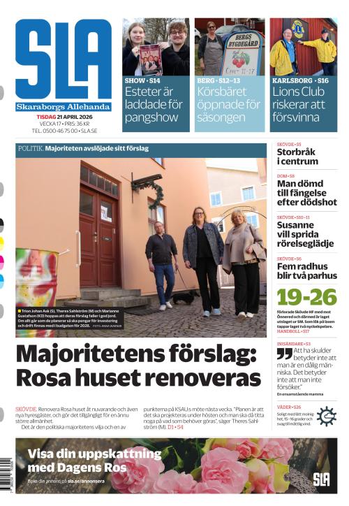 Skaraborgs Allehanda 21.4.2026