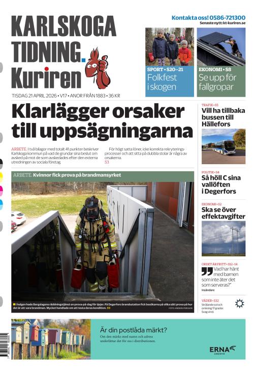 Karlskoga Tidning-Kuriren 21.4.2026