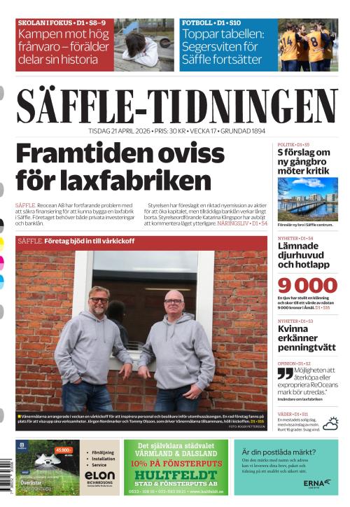 Säffle-Tidningen 21.4.2026