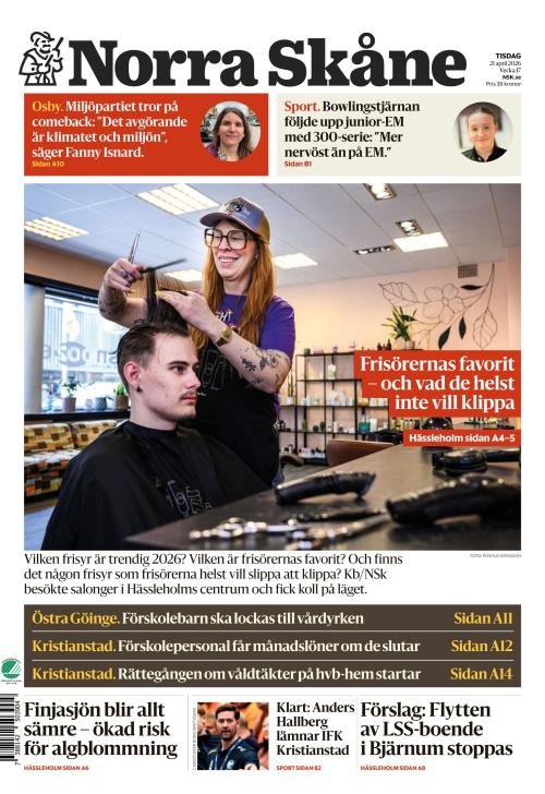 Norra Skåne 21.4.2026