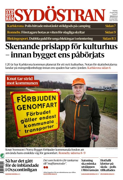 Sydöstran 21.4.2026