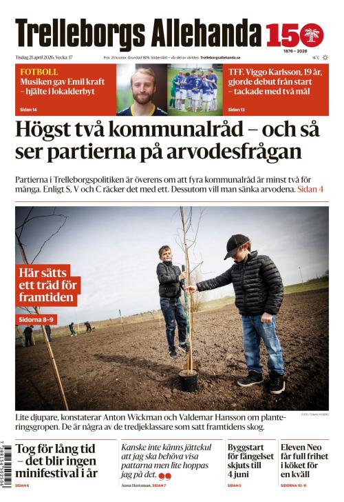 Trelleborgs Allehanda 21.4.2026
