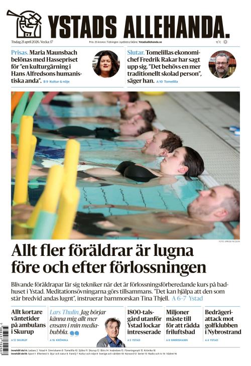Ystads Allehanda 21.4.2026