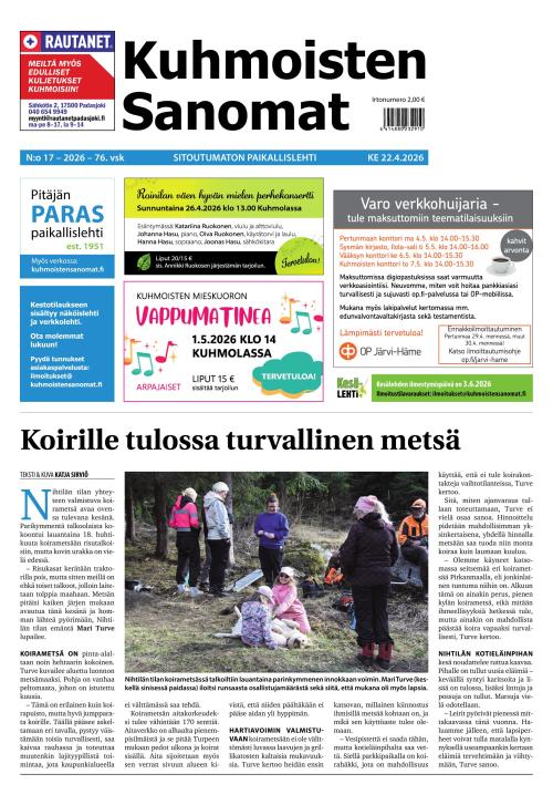 Kuhmoisten Sanomat 17/2026