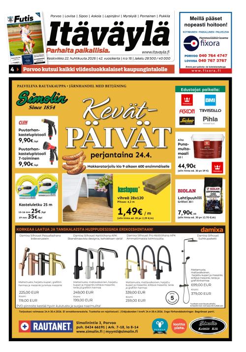 Itäväylä 22.4.2026