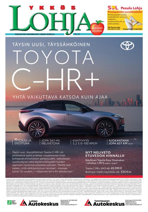 Kaupunkilehti Ykkös-Lohja 17/2026