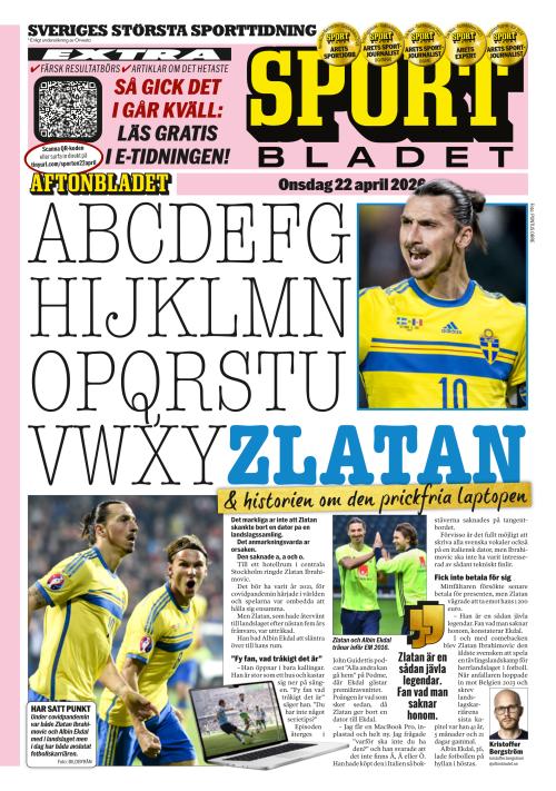 Aftonbladet Sportbladet 22.4.2026