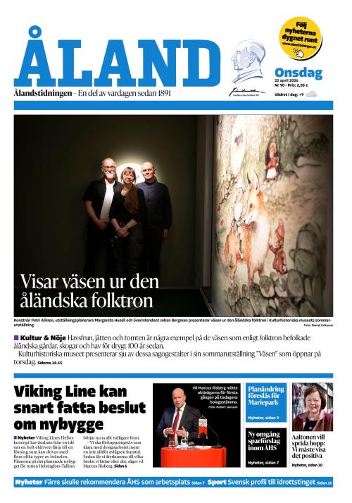 Ålandstidningen 22.4.2026