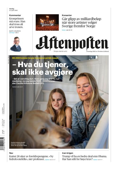 Aftenposten 22.4.2026