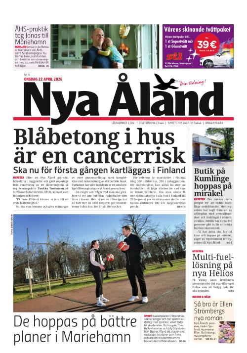 Nya Åland 22.4.2026