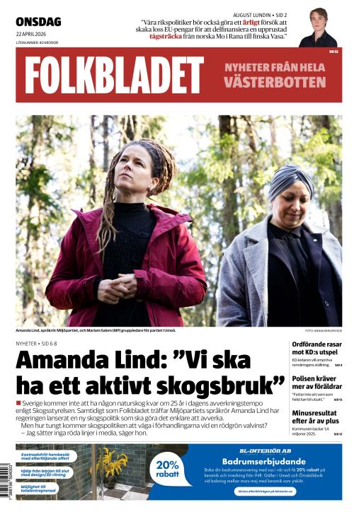 Folkbladet (Västerbotten) (SE) 22.4.2026