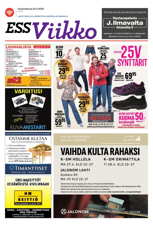 ESS Viikko 22.4.2026
