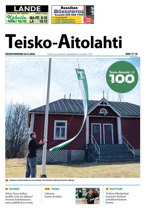 Teisko-Aitolahti 22.4.2026
