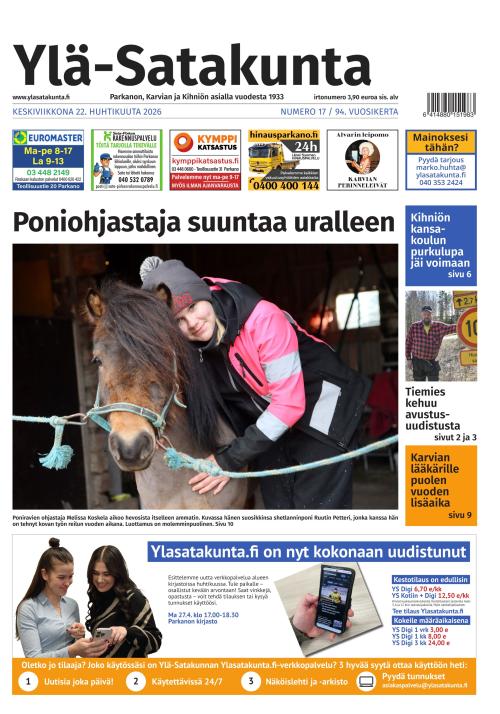 Ylä-Satakunta 22.4.2026