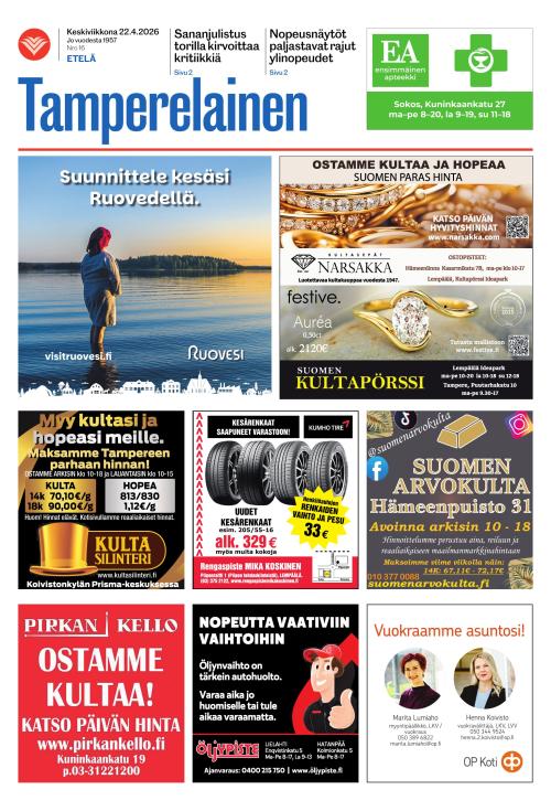 Tamperelainen 22.4.2026