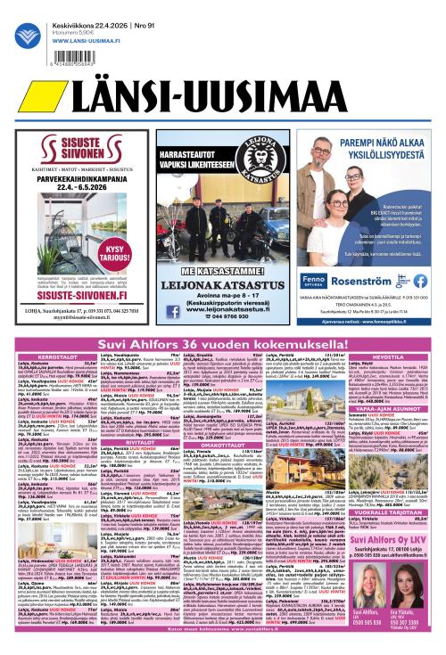 Länsi-Uusimaa 22.4.2026