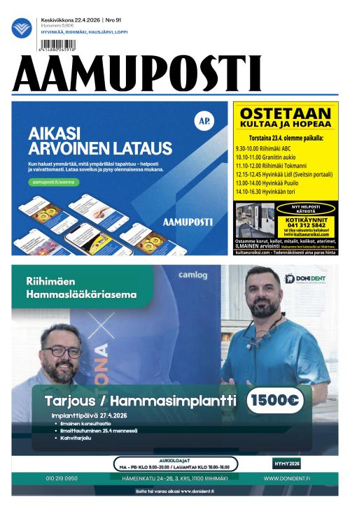 Aamuposti 22.4.2026