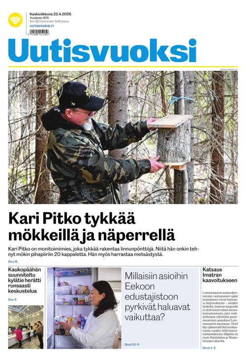 Uutisvuoksi 22.4.2026