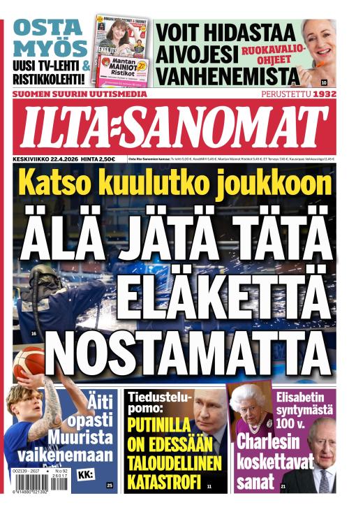 Ilta-Sanomat 22.4.2026