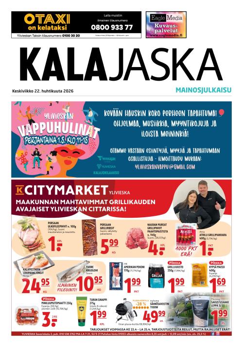 Kalajokilaakso ja Kalajaska 22.4.2026