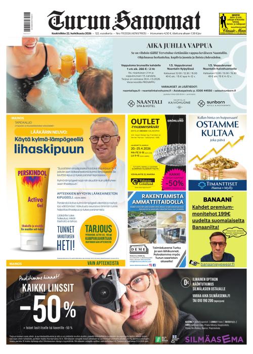 Turun Sanomat 22.4.2026