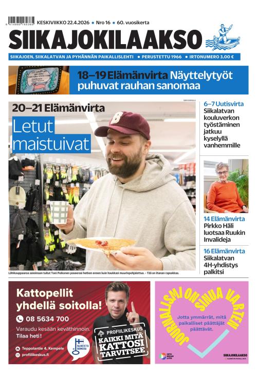 Siikajokilaakso 22.4.2026