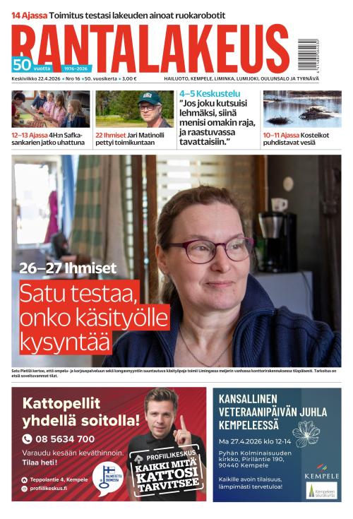 Rantalakeus 22.4.2026
