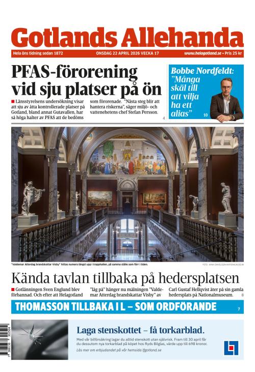 Gotlands Allehanda 22.4.2026