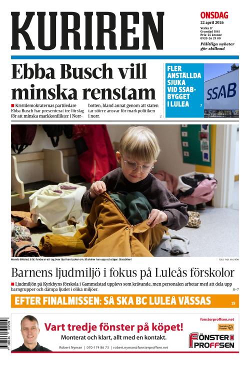 Norrbottens-kuriren 22.4.2026
