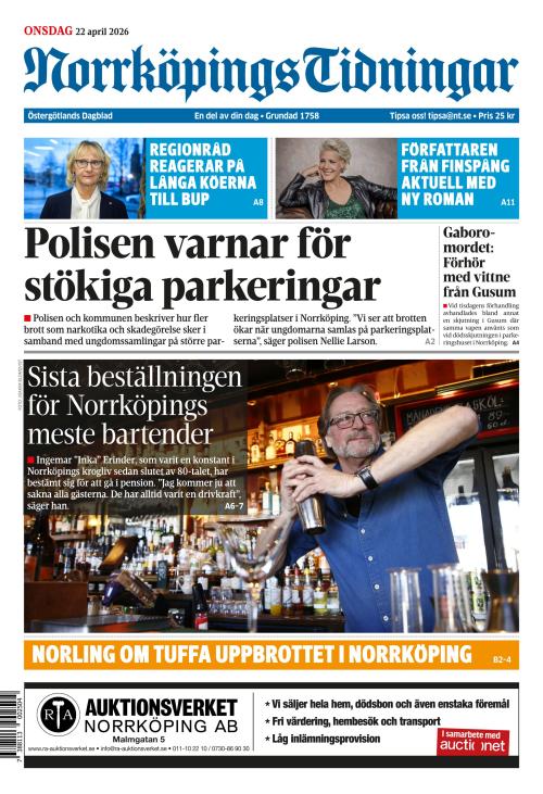 Norrköpings Tidningar 22.4.2026