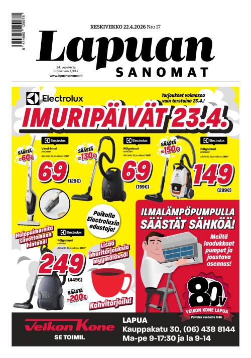 Lapuan Sanomat 22.4.2026