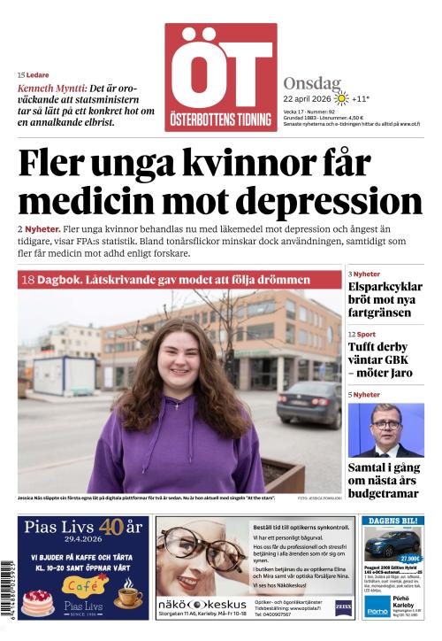 Österbottens Tidning 22.4.2026
