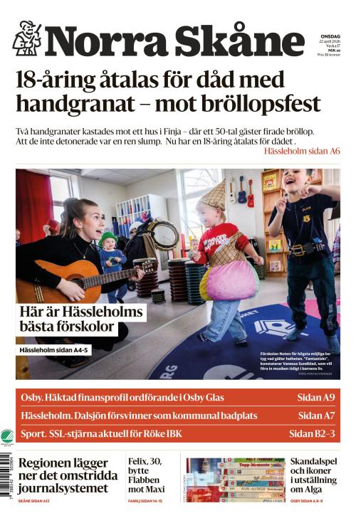 Norra Skåne 22.4.2026