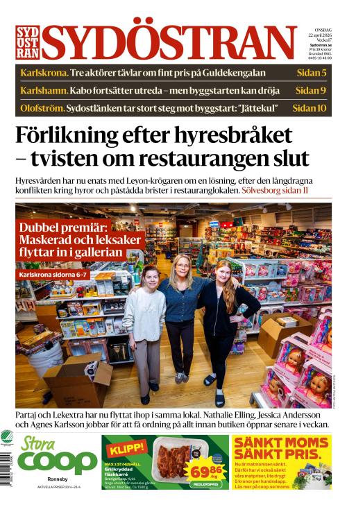 Sydöstran 22.4.2026